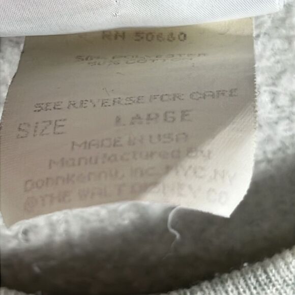 🔥🔥 True Vintage DISNEY GOOFY Goof’in Around CREWNECK Sweatshirt Size Lg - GUC - Picture 8 of 9